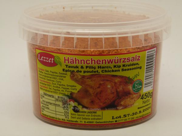 Lezzet Hähnchenwürzsalz 450g Nettogewicht